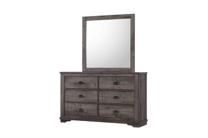 Coralee - Queen 5 Piece Bedroom Set - Dark Gray