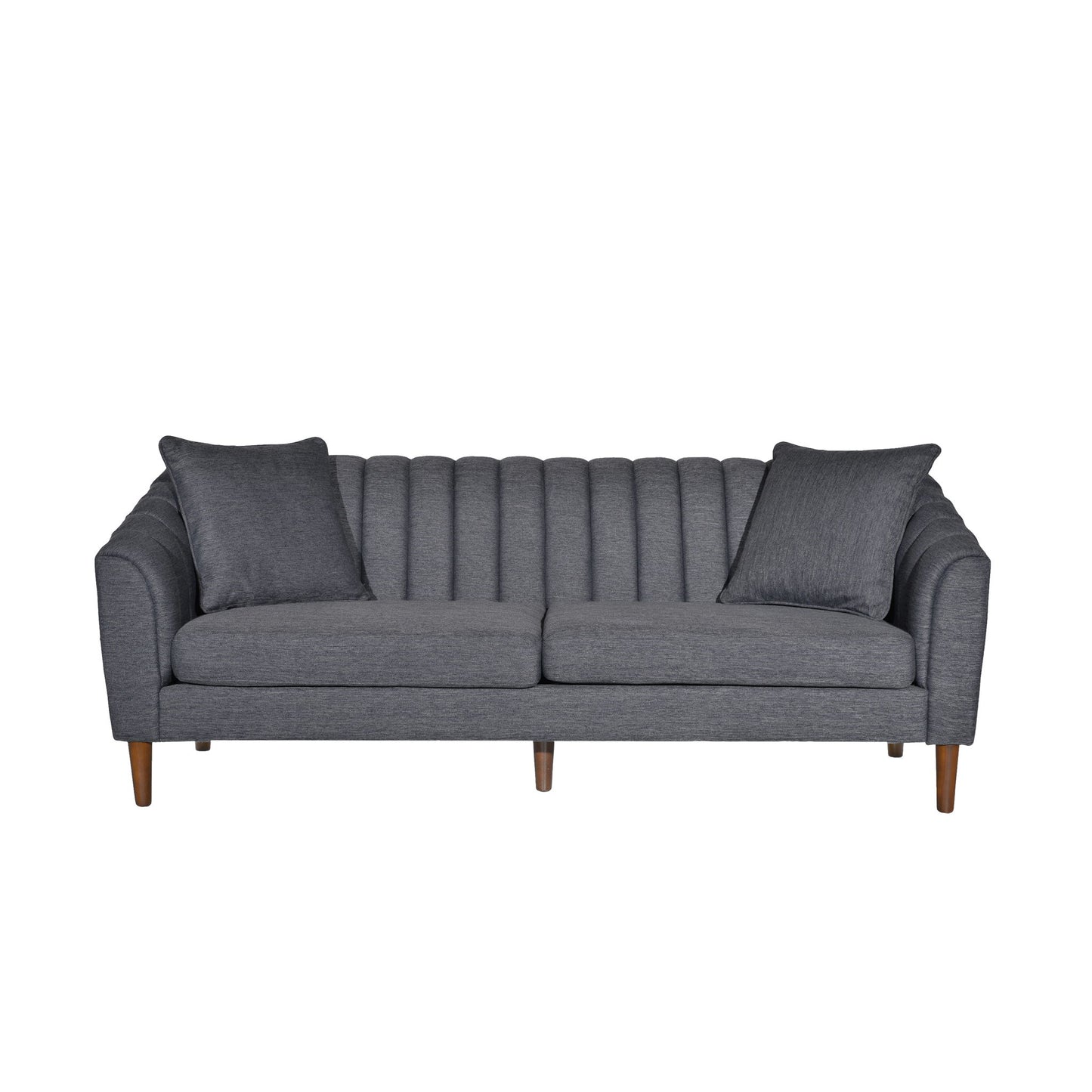 Contemporary 3 Seater Sofa With Accents