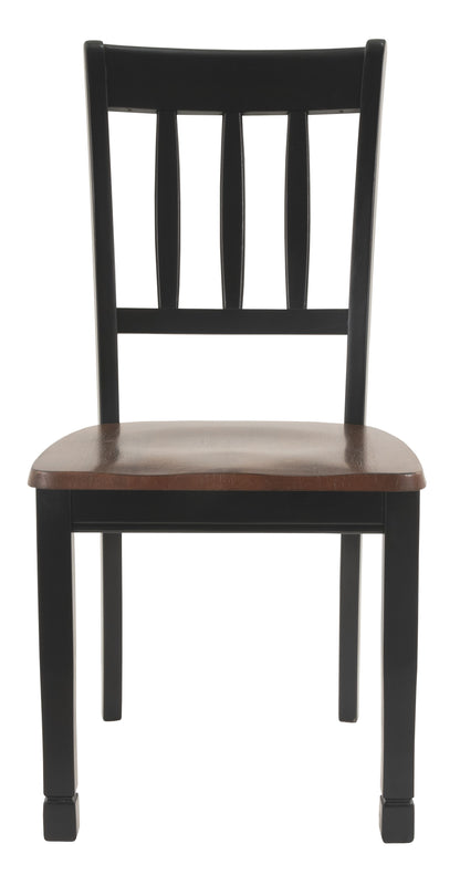 Owingsville - Dining Room Side Chair (Set of 2) - Black / Brown