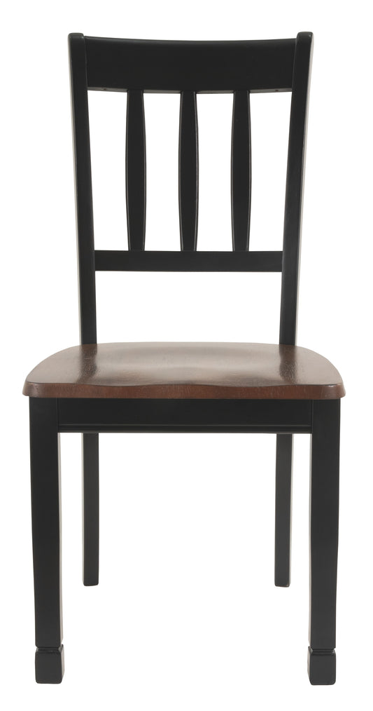 Owingsville - Dining Room Side Chair (Set of 2) - Black / Brown