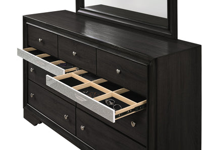 Regata - Queen 4 Piece Bedroom Set - Black