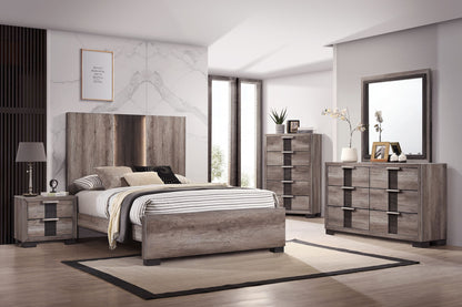 Rangley - King Bed - Dark Gray