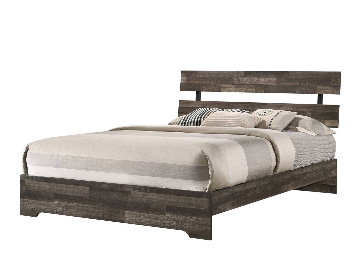 Atticus - King 5 Piece Bedroom Set - Brown