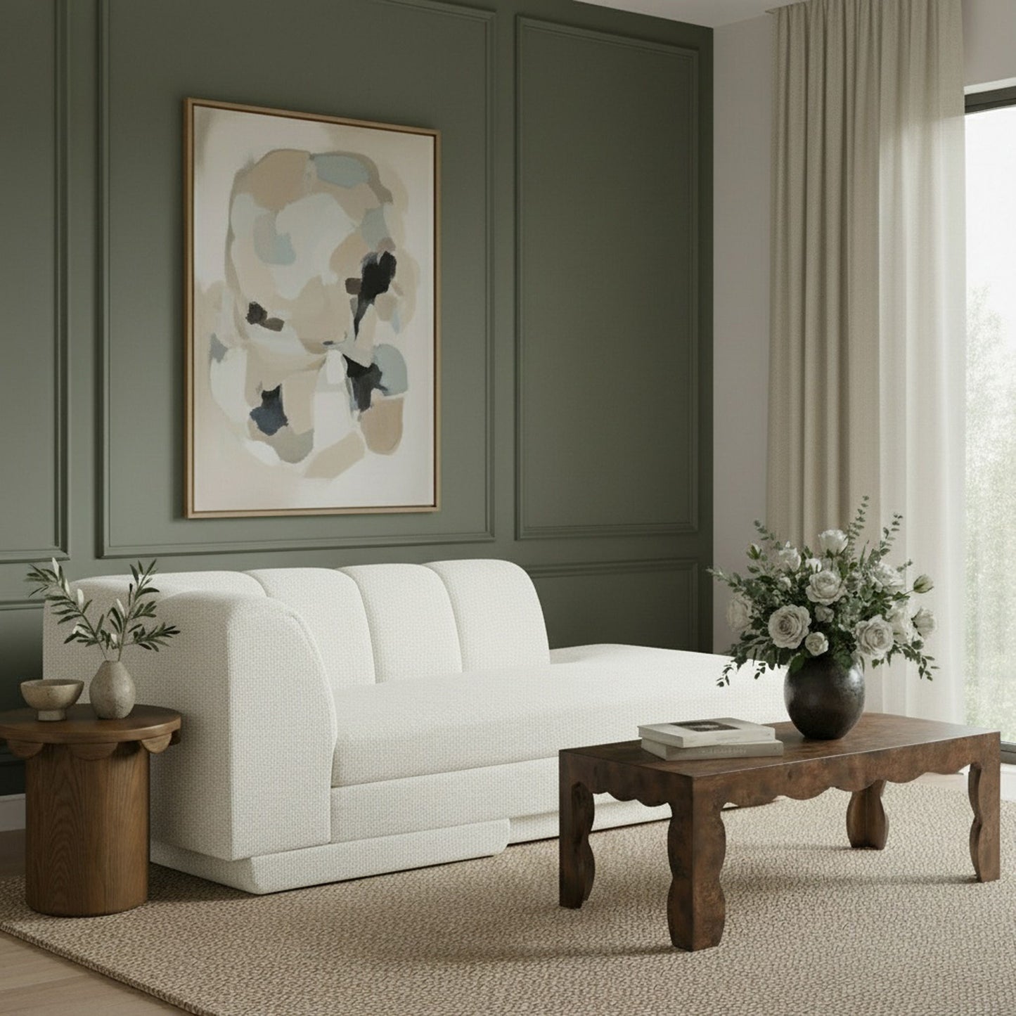 Modari - Fabric Upholstered Chaise