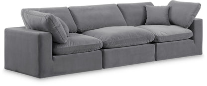 Comfy - Velvet Modular Sofa 3 Seats