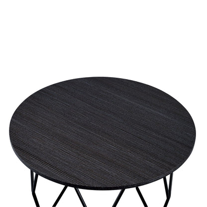 Sytira - Coffee Table - Espresso & Black