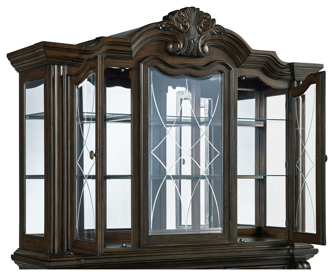Maylee - Dining Room Hutch - Dark Brown