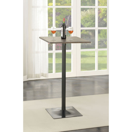 Staccato - Square Pub Height Bar Table - Dark Brown