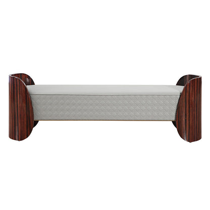 Jamonica - Bench - Gray & Dark Brown