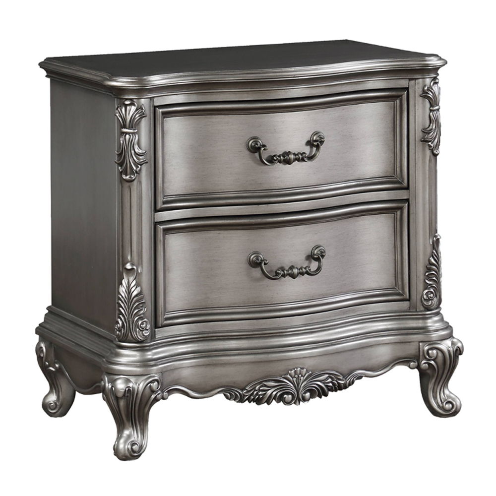 Ariadne - Nightstand - Antique Platinum
