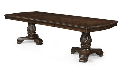 Kiera - 7 Piece Dining Room Set - Cherry Brown