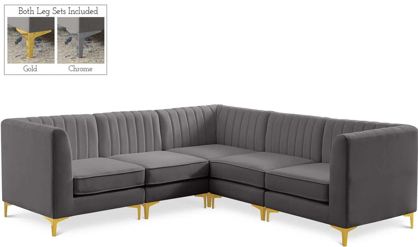 Alina - 5 Piece Modular Corner Sectional