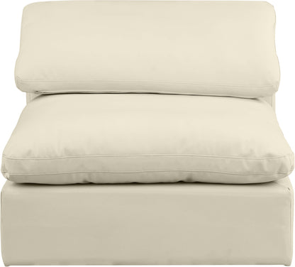 Comfy - Faux Leather Armless Chair