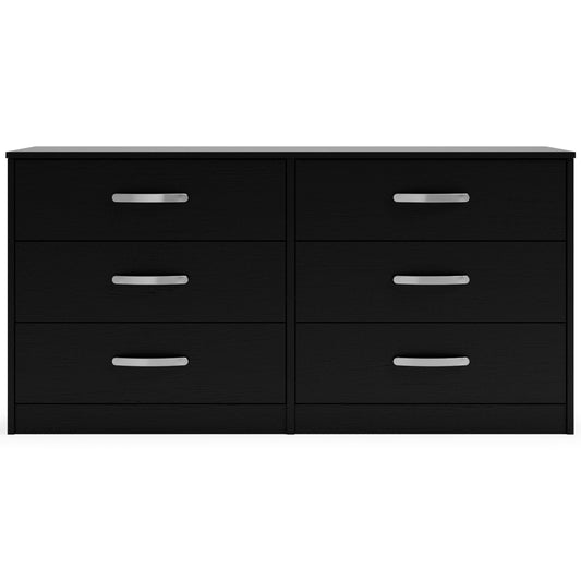 Finch - Six Drawer Dresser - 29'' Height - Black