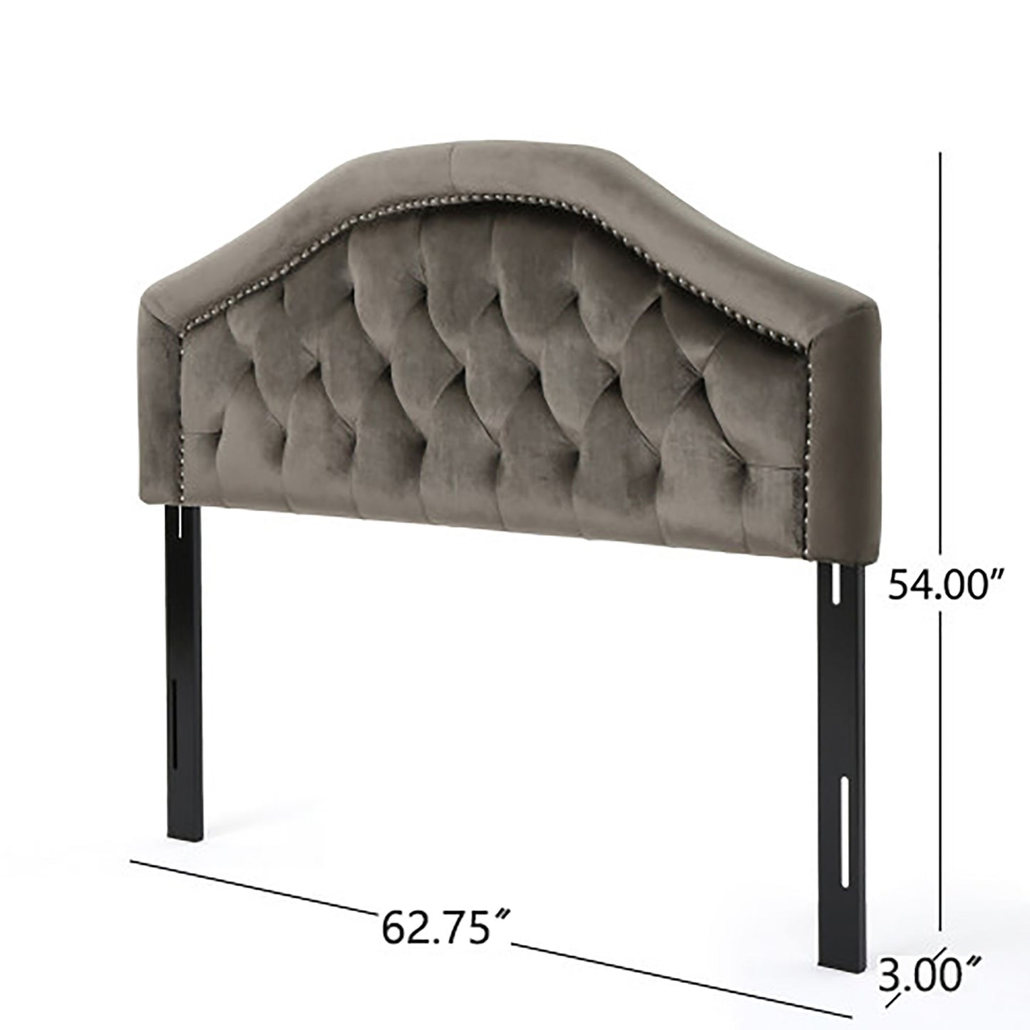 Kaarina - Contemporary Tufted Fabric Headboard