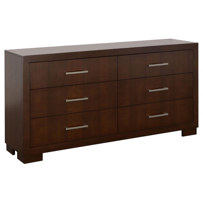 Polk - 6 Drawer Dresser - Cappuccino