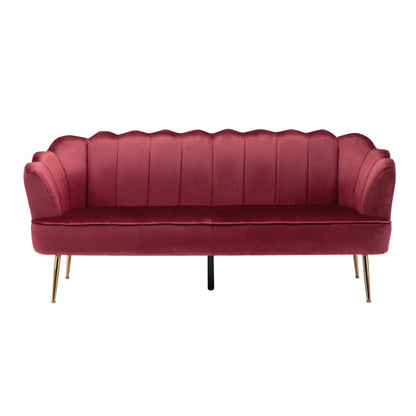 Modern Glam 3 Seater Sofa With Texture