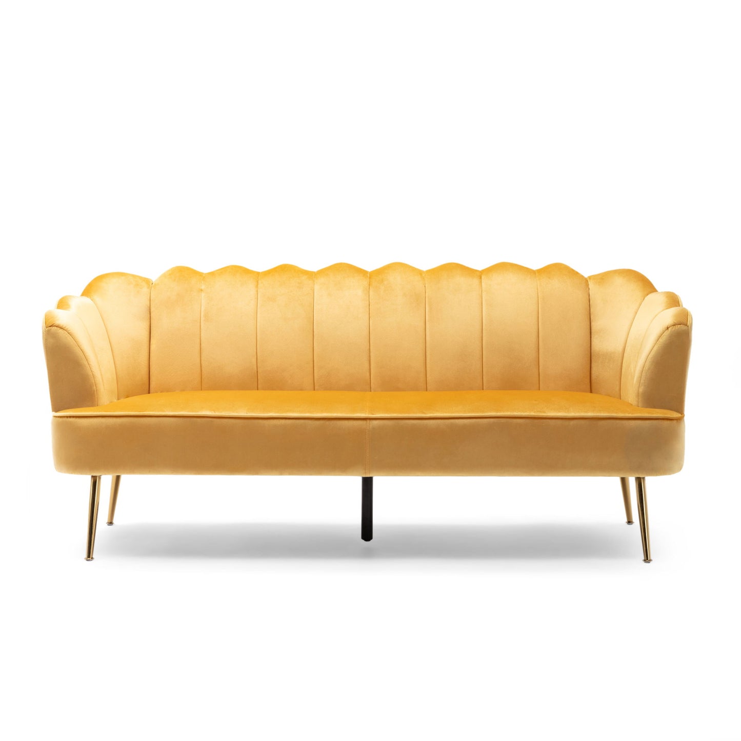 Modern Glam 3 Seater Sofa With Texture