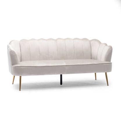 Modern Glam 3 Seater Sofa With Texture