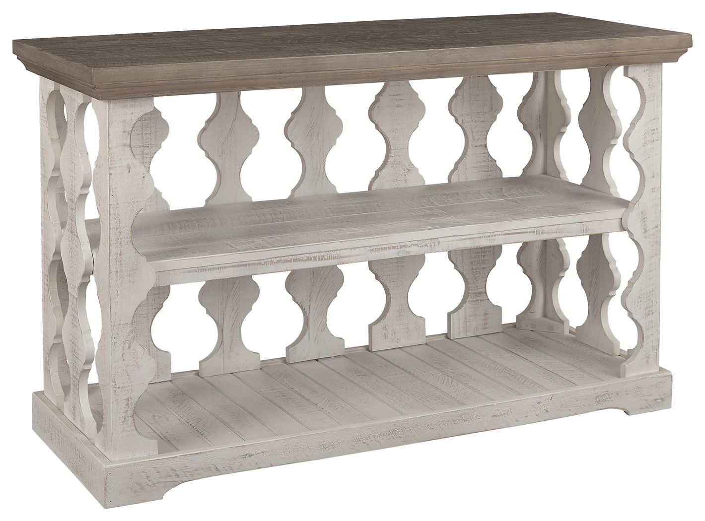 Havalance - Console Sofa Table - Gray / White