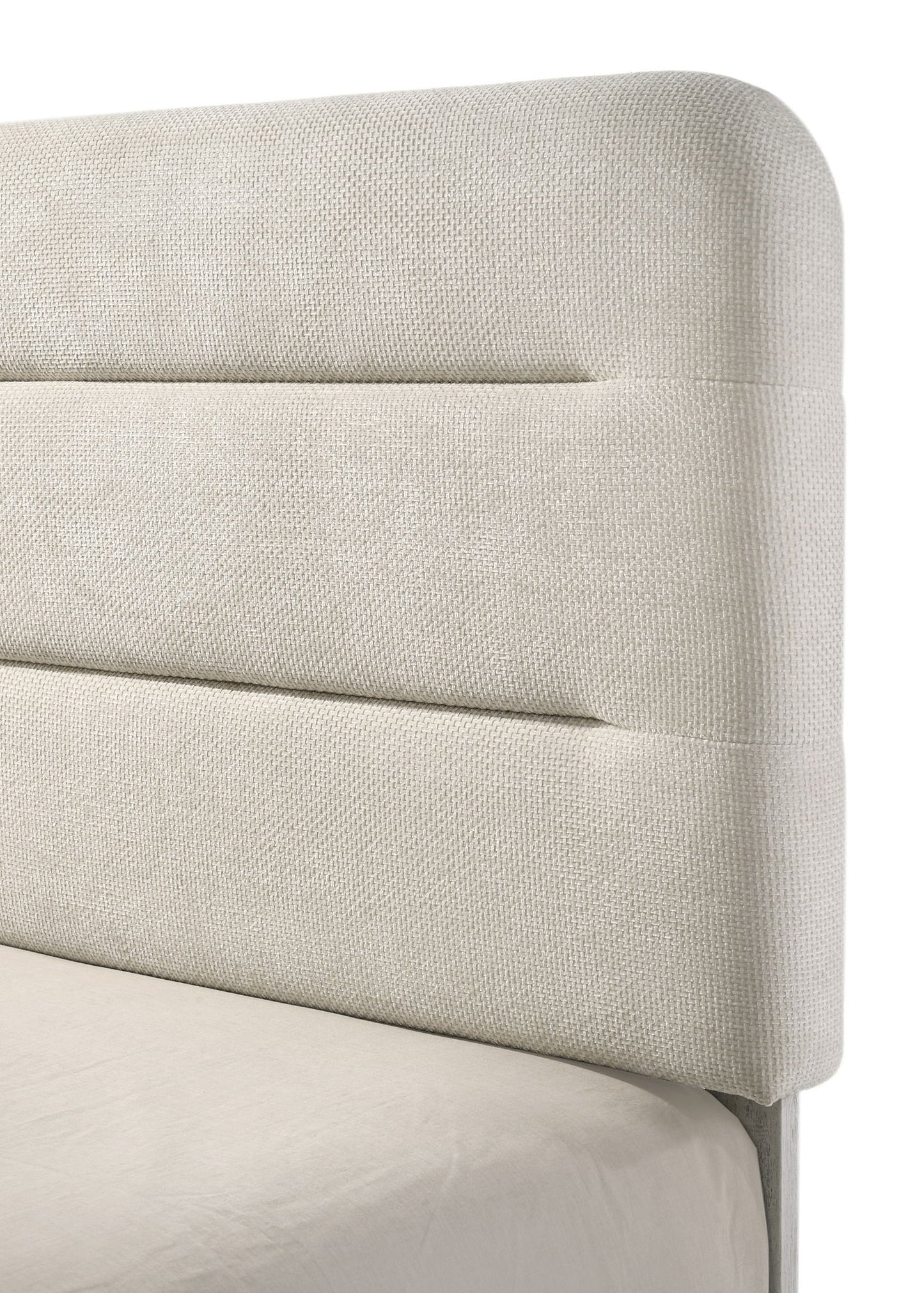 Nyomi - Upholstered Queen Bed - White