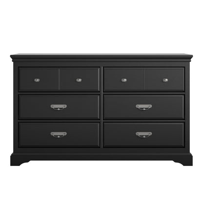 Bristol - 6 Drawer Dresser - Black