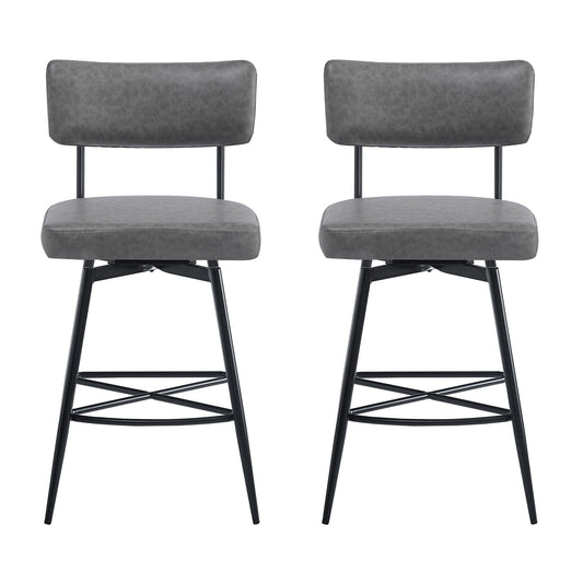 Retro Swivel Counter Stools (Set of 2)