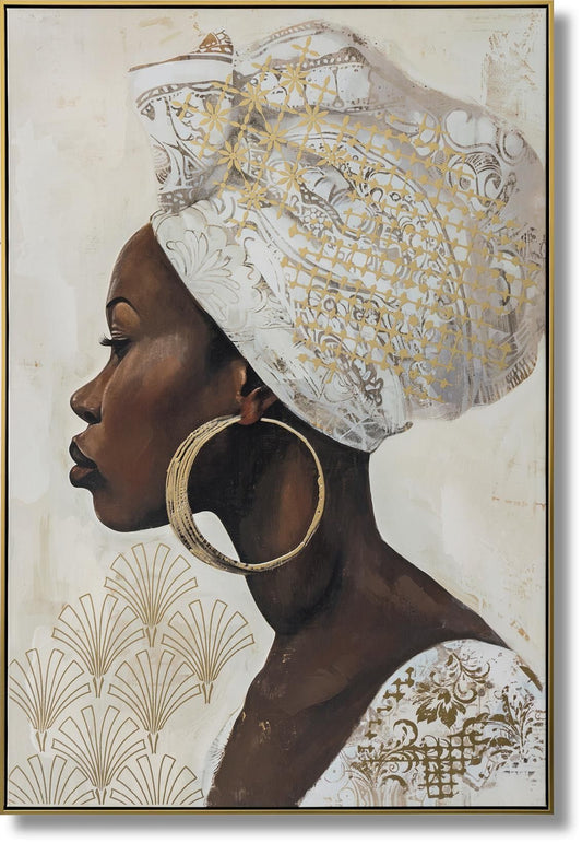 Regal Gilded Profile - 33" x 48" Framed Wall Art