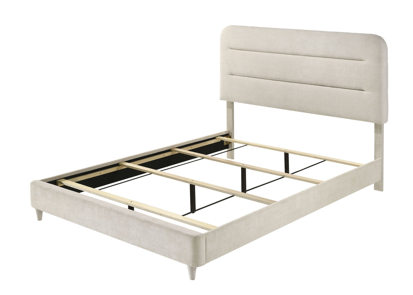 Nyomi - Upholstered Queen Bed - White