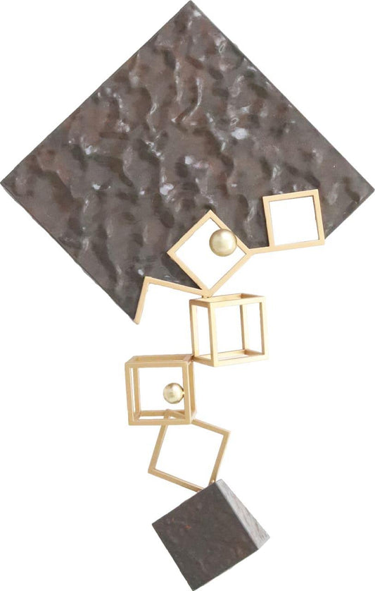 Cubist Cascade - 22" x 33" Framed Wall Art