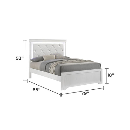 Blaze - Modern Bedroom Set With LED Headboard