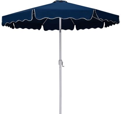 Amalfi - Aluminum Patio Umbrella - Black Base / White Pole