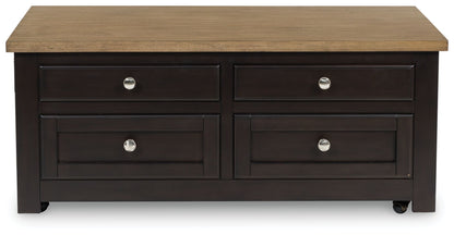 Drazmine - Lift Top Cocktail Table - Brown