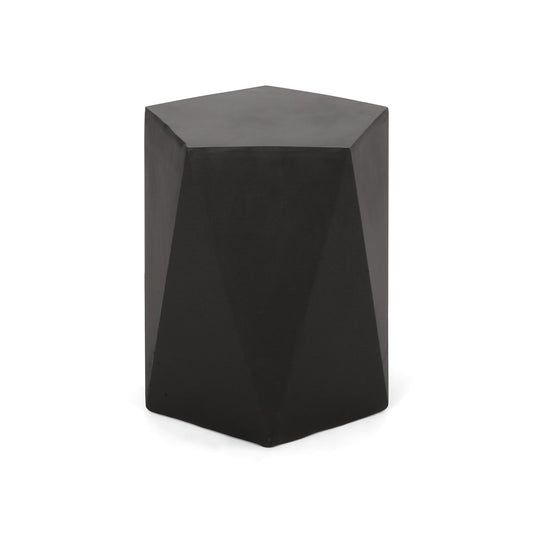 Side Table With Geometric Design