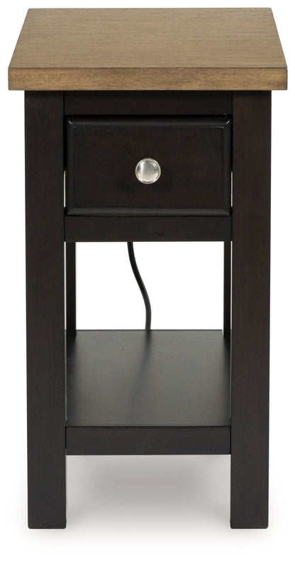 Drazmine - Chair Side End Table - Brown