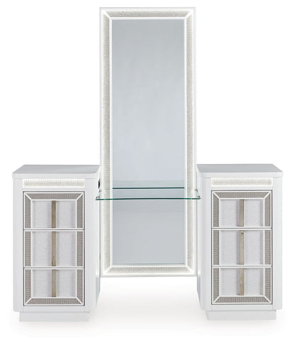 Chalanna - Vanity With Mirror - White