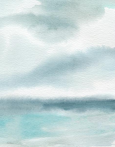 Seaside Sanctuary II By Carol Robinson - Light Blue