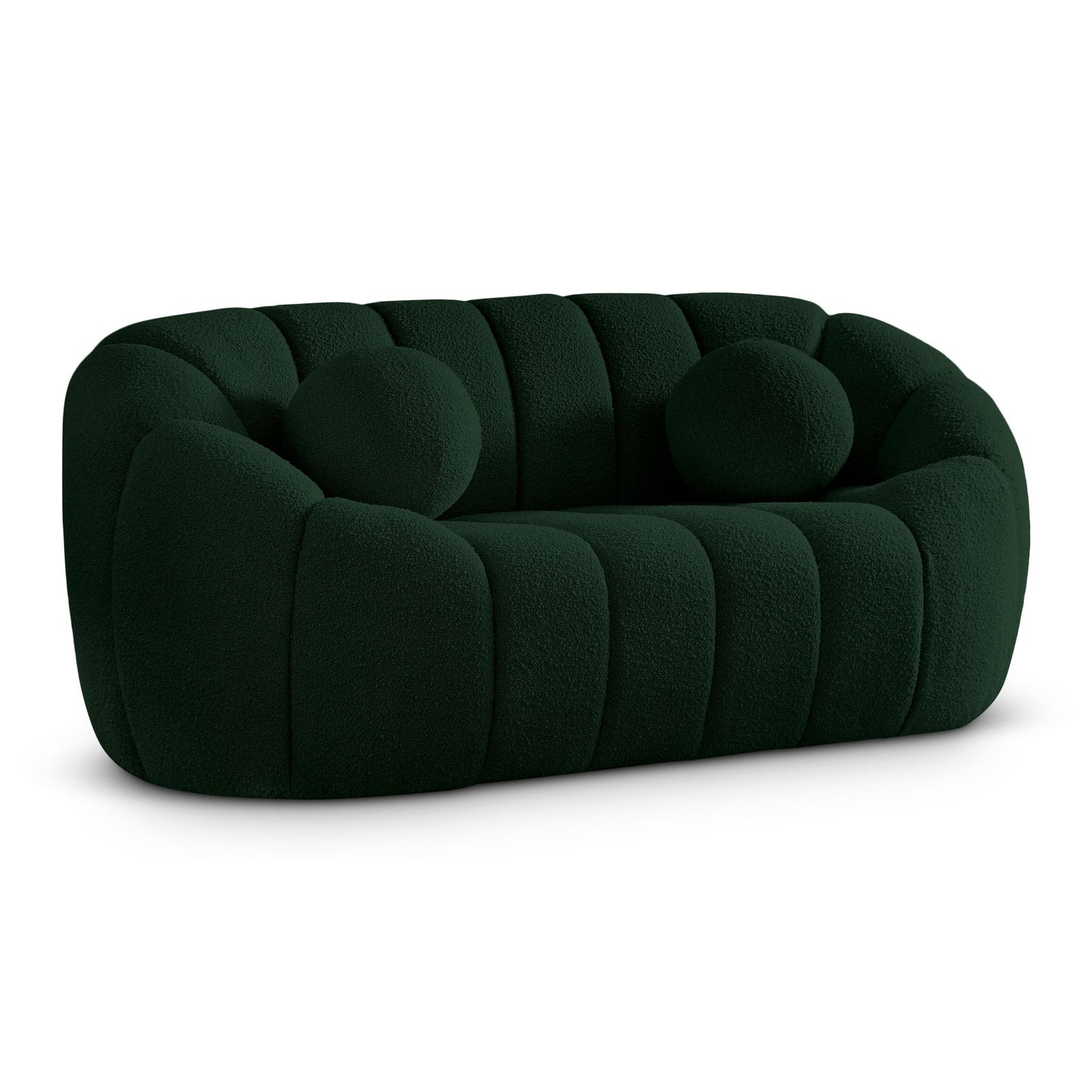 Elijah - Boucle Fabric Loveseat