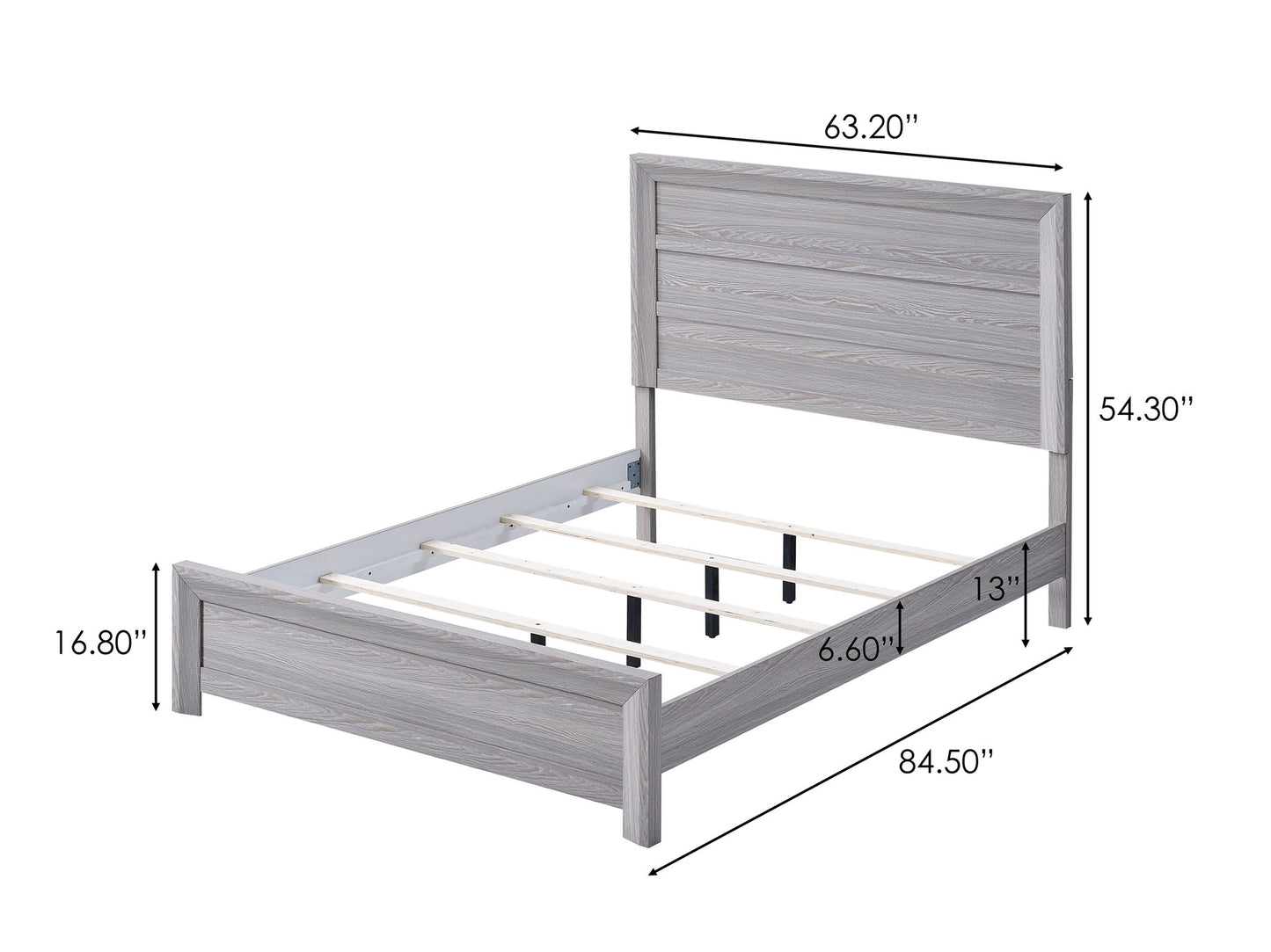 Adelaide - Queen Bed - Drift Wood