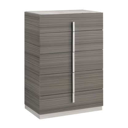 Altima - 5 Drawer Chest - Gray