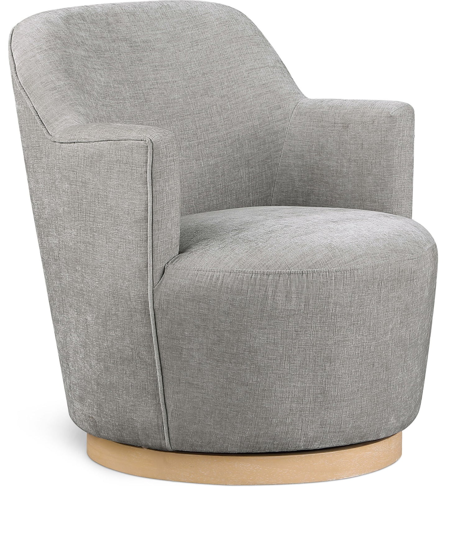 Clarita - Chenille Swivel Accent Chair