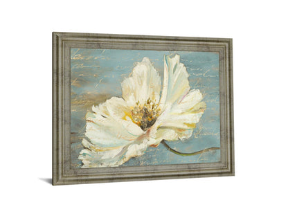 Frosted Petal Breeze - 28" x 34" Framed Wall Art