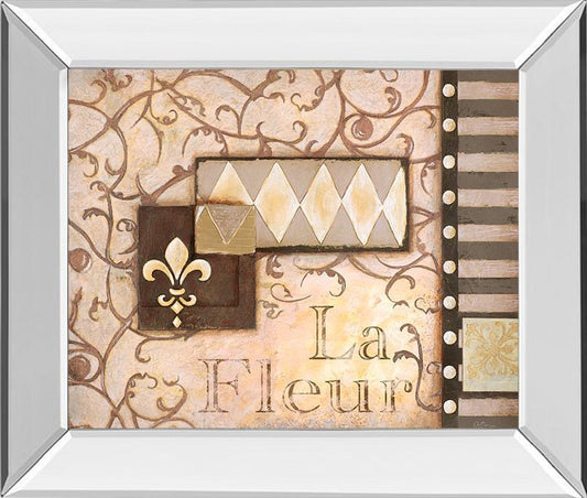 Golden Flourish - 22" x 26" Framed Wall Art