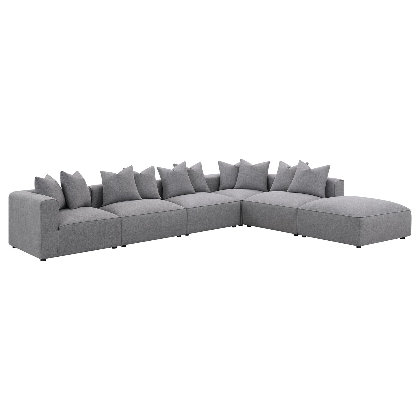 Amherst - Modular Sectional With Cushions - Gray
