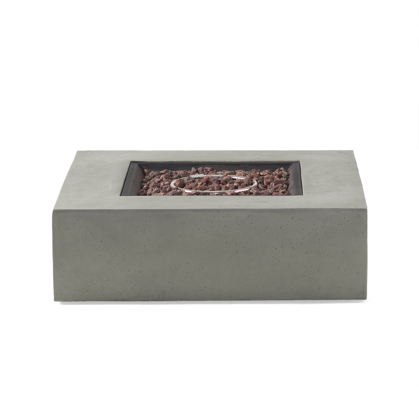 Modern 50, 000 Btu Square Fire Table With Propane Tank