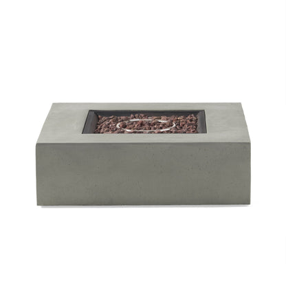 Modern 50, 000 Btu Square Fire Table With Propane Tank