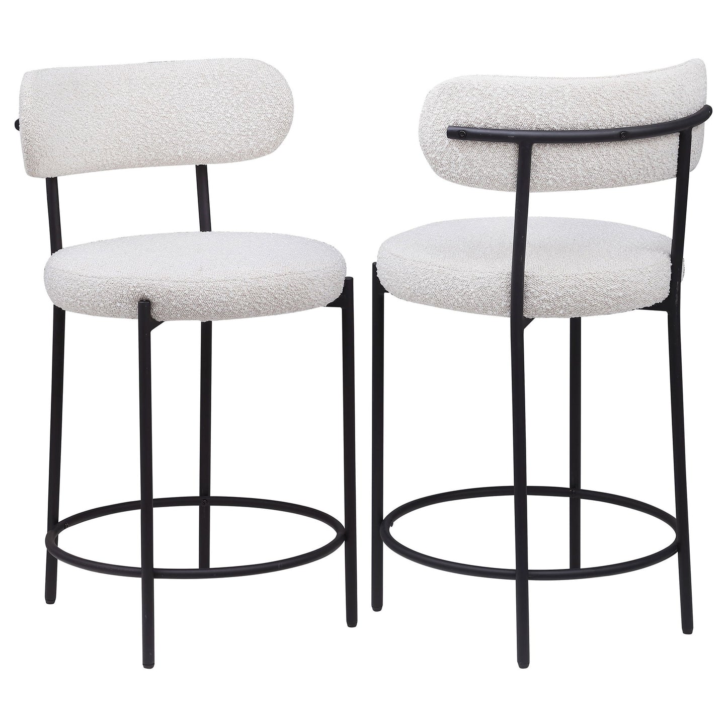 Concord - Upholstered Counter Chair (Set of 2) - Cream