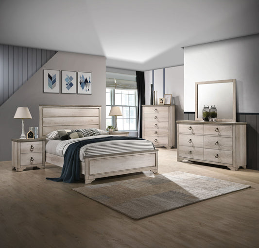 Patterson - Queen 4 Piece Bedroom Set - Beige