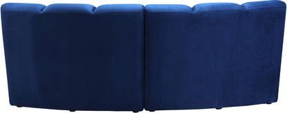 Infinity - 2 Piece Velvet Modular Sectional