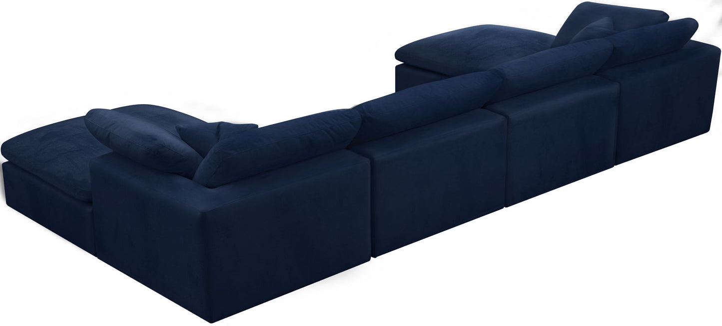 Cozy - 6 Piece Modular Double Chaise Sectional